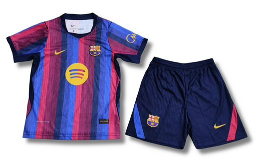 Barca Home 26/27 Kids Kit (Includes Shorts)