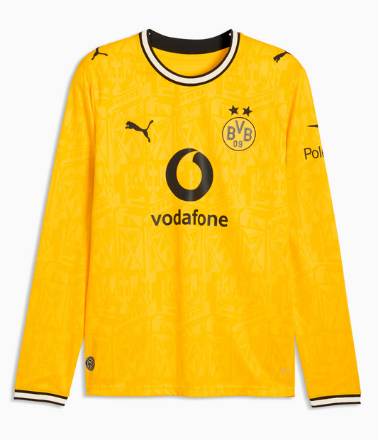 Borussia Dmund. Home 26/27 Long Sleeve Player Issue Kit