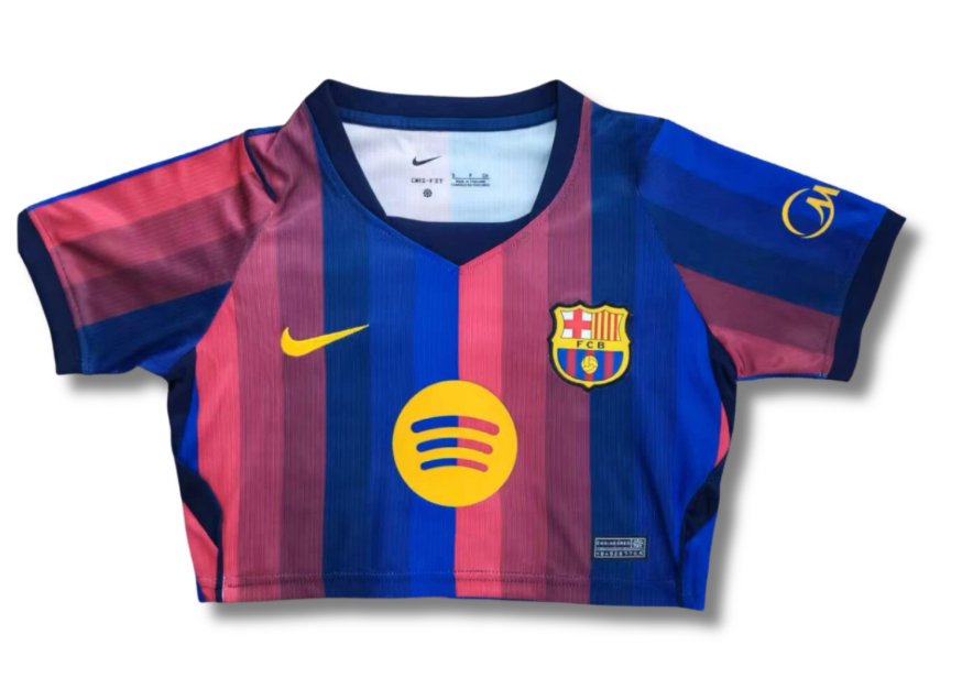 Barca Home 26/27 Woman Crop Top Kit