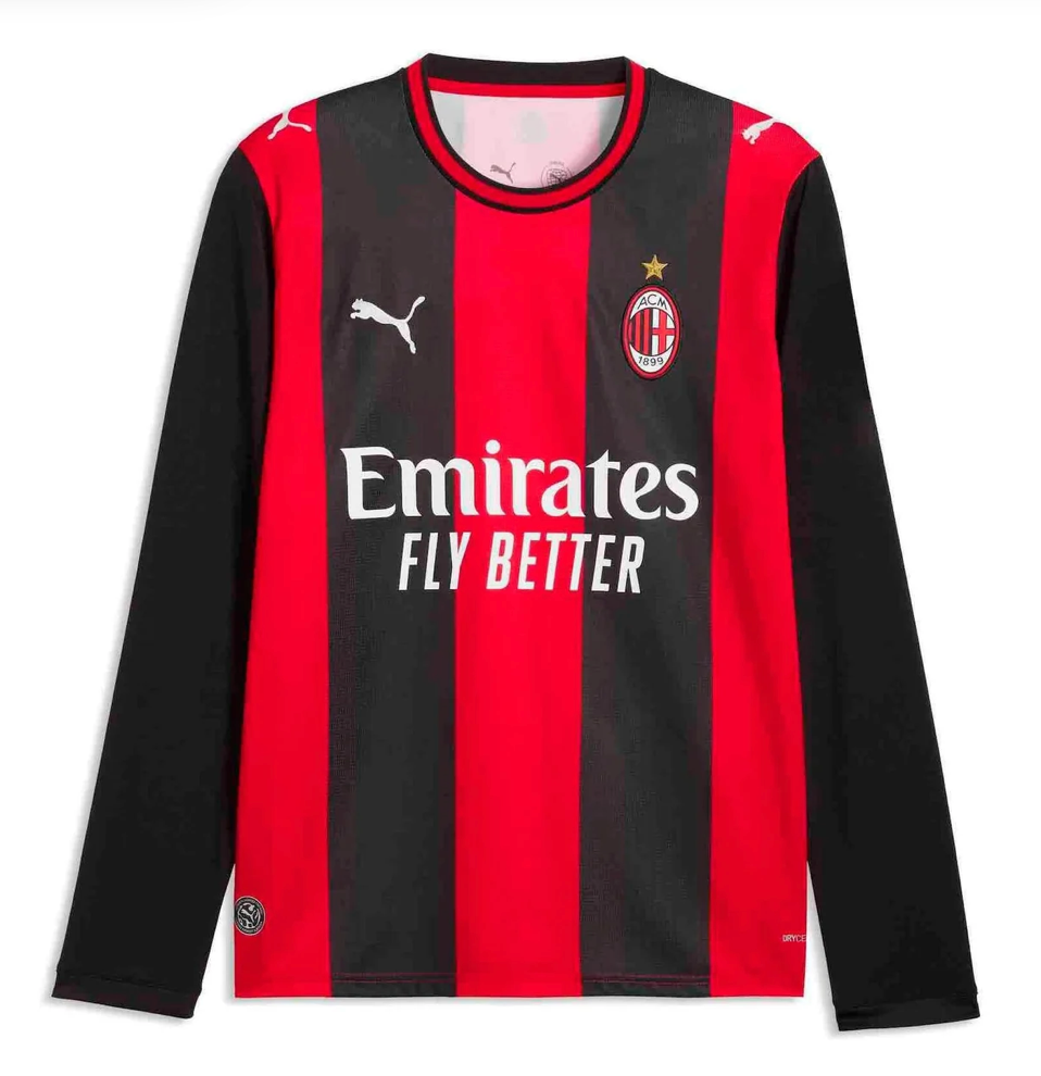 AC Milan Home 26/27 Long Sleeve Standard Kit