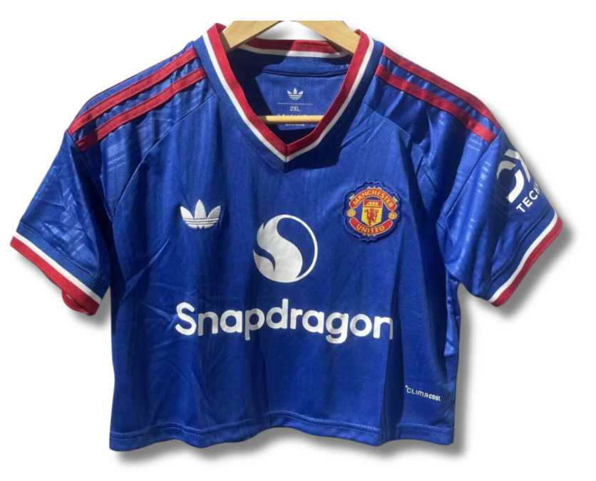 Man. Utd Away 26/27 Woman Crop Top Kit
