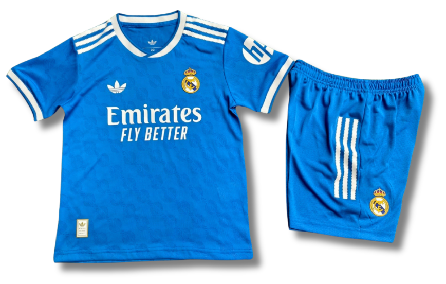 R. Madrid 3rd 25/26 Kids Kit (Includes Shorts)