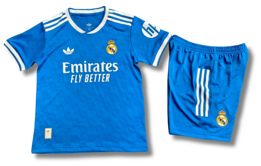 R. Madrid 3rd 25/26 Kids Kit (Includes Shorts)
