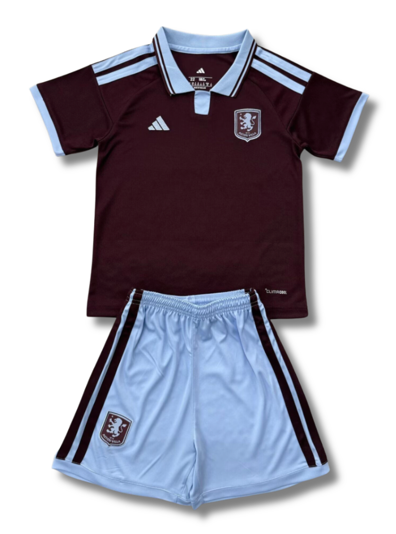 Aston Villa Home 26/27 Kids Kit (Includes Shorts)
