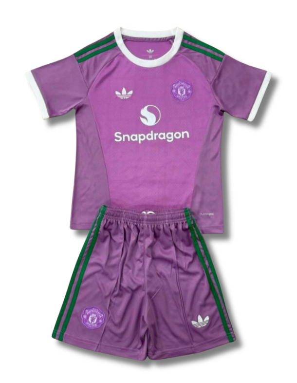 Man. Utd GK Purple 26/27 Kids Kit (Includes Shorts)