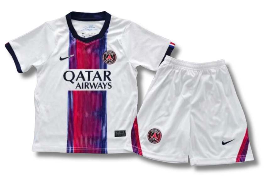 P S G Away 26/27 Kids Kit (Includes Shorts)