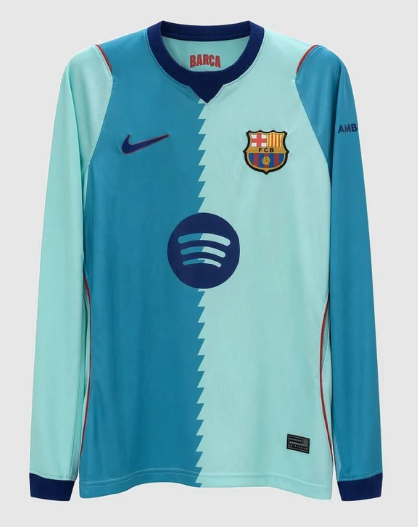 Barca 3rd 26/27 Long Sleeve Standard Issue Kit