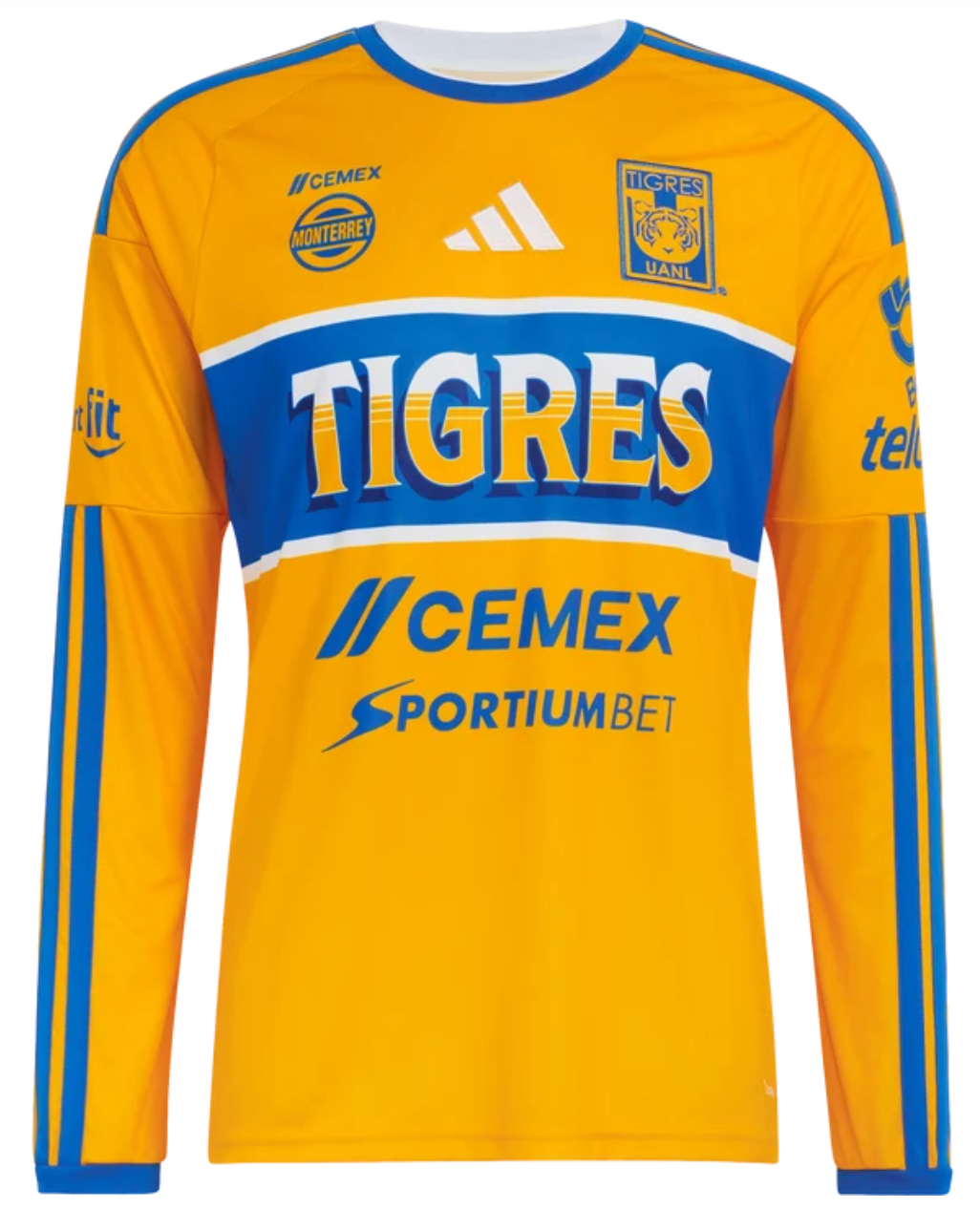 Tigres Home 26/27 Long Sleeve Standard Kit