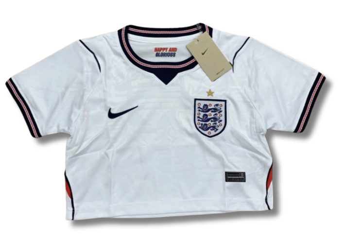 England Home 2026 Woman Crop Top Kit