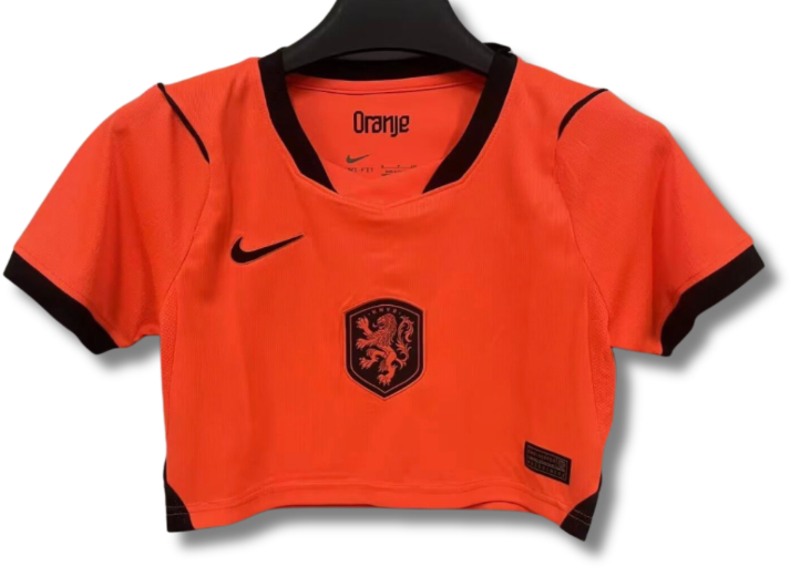 Netherlands Home 2026 Woman Crop Top Kit