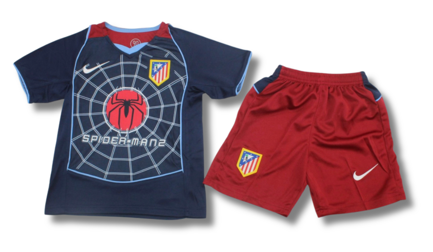 A. Madrid Away 04/05 Kids Kit (Includes Shorts)