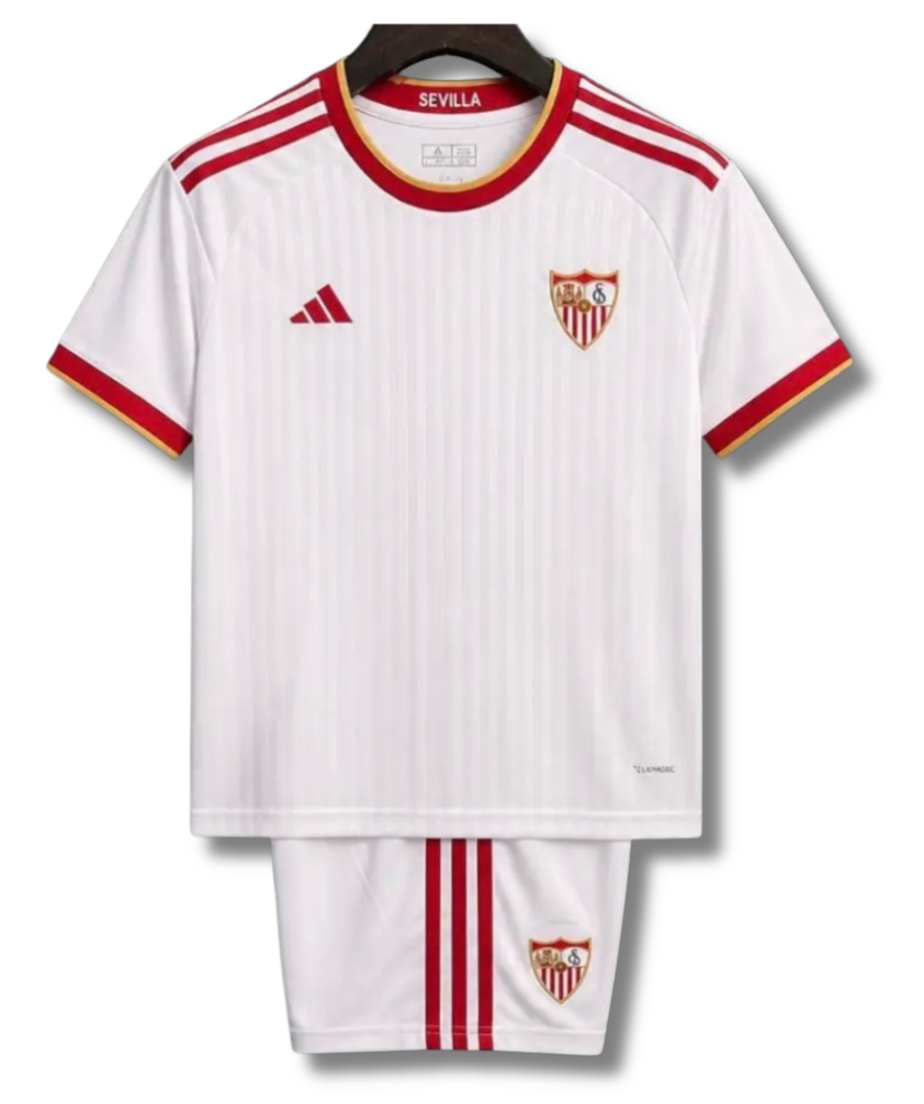 Sevilla Home 26/27 Kids Kit (Includes Shorts)