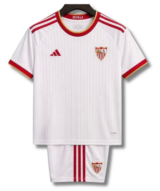 Sevilla Home 26/27 Kids Kit (Includes Shorts)