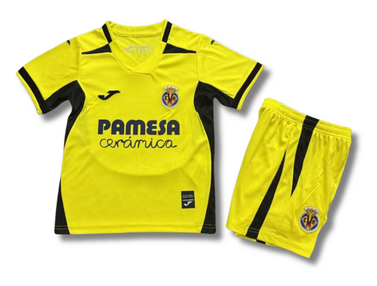 Villarreal Home 26/27 Kids Kit (Includes Shorts)