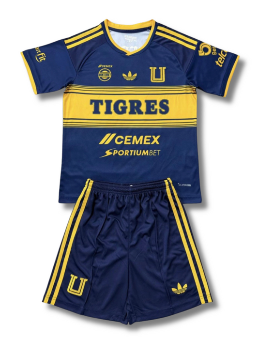 Tigres UANL Away 26/27 Kids Kit (Includes Shorts)