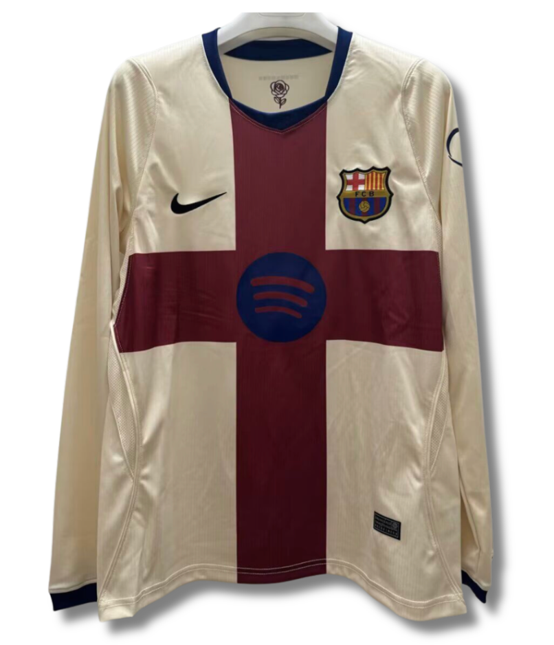 Barca 4th 26/27 Long Sleeve Standard Issue Kit