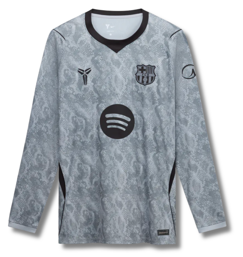 Barca GK Grey 26/27 Long Sleeve Player Issue Kit
