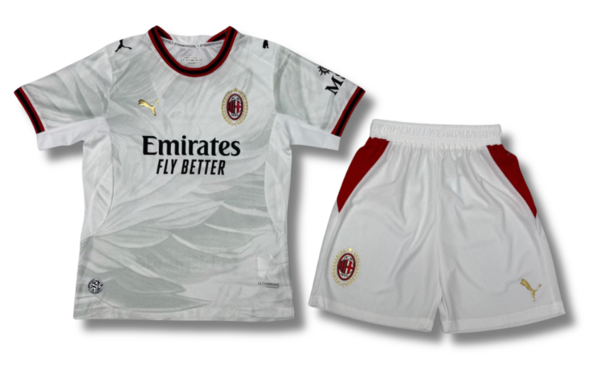 AC Milan Away 26/27 Kids Kit (Includes Shorts)