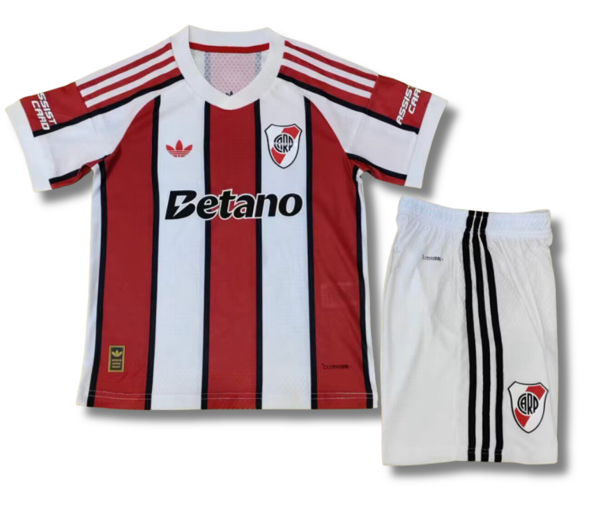 River Plate Away 26/27 Kids Kit (Includes Shorts)