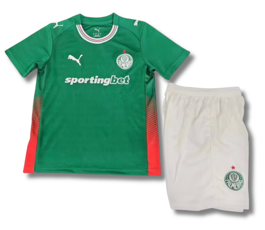 Palmeiras Home 26/27 Kids Kit (Includes Shorts)
