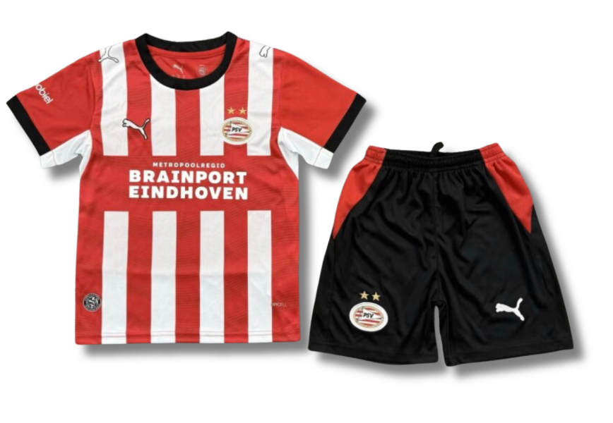 PSV Home 26/27 Kids Kit (Includes Shorts)