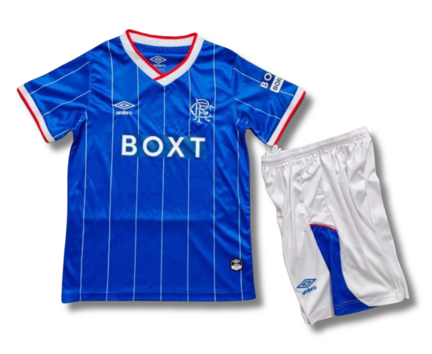 Rangers Home 26/27 Kids Kit (Includes Shorts)