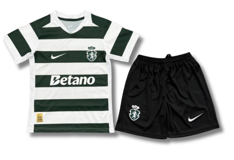 Sporting Lisbon Home 26/27 Kids Kit (Includes Shorts)