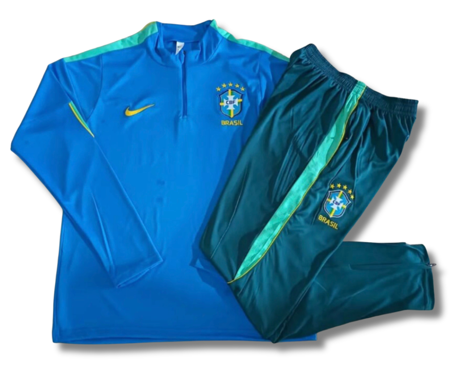 Brazil 26/27 Kids Complete Tracksuit 2