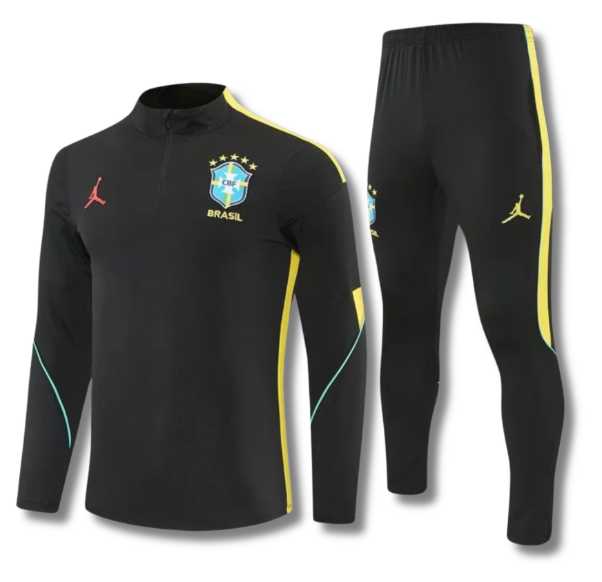 Brazil 26/27 Kids Complete Tracksuit 4