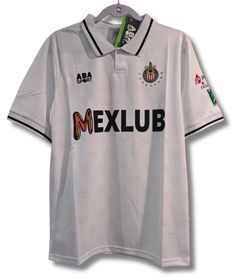 Chivas de Guadalajara 1997 White Retro Club Jersey
