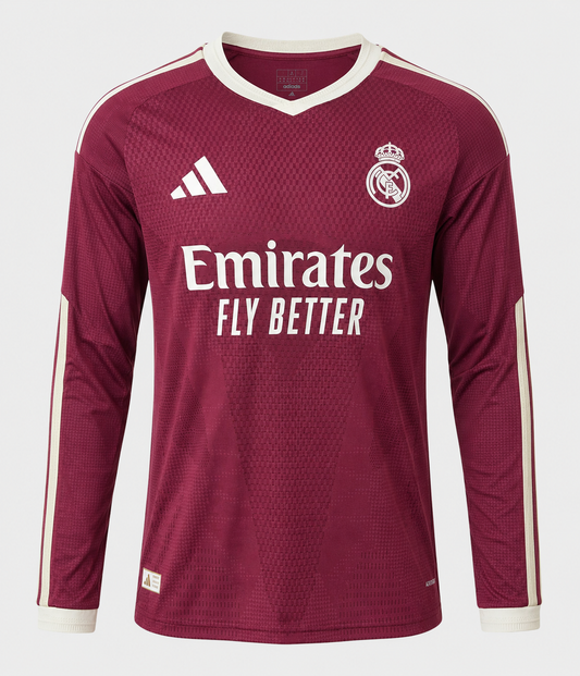 R. Madrid 3rd 26/27 Long Sleeve Player Issue Kit