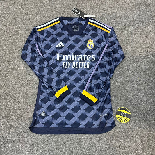 R. Madrid Away 23/24 Long Sleeve Player Issue Kit