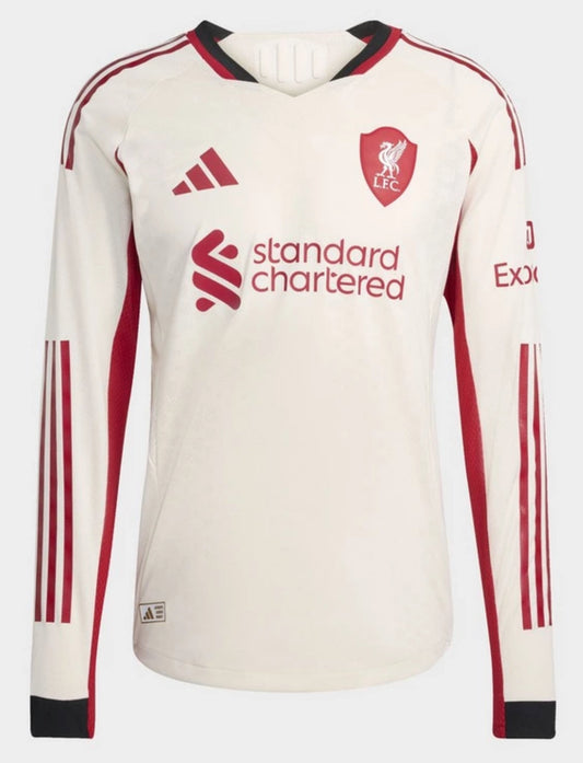 Liverpool Away 25/26 Long Sleeve Player Issue Kit