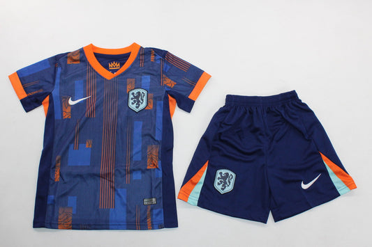 Netherlands Away 2024 Kids Kit (includes shorts)