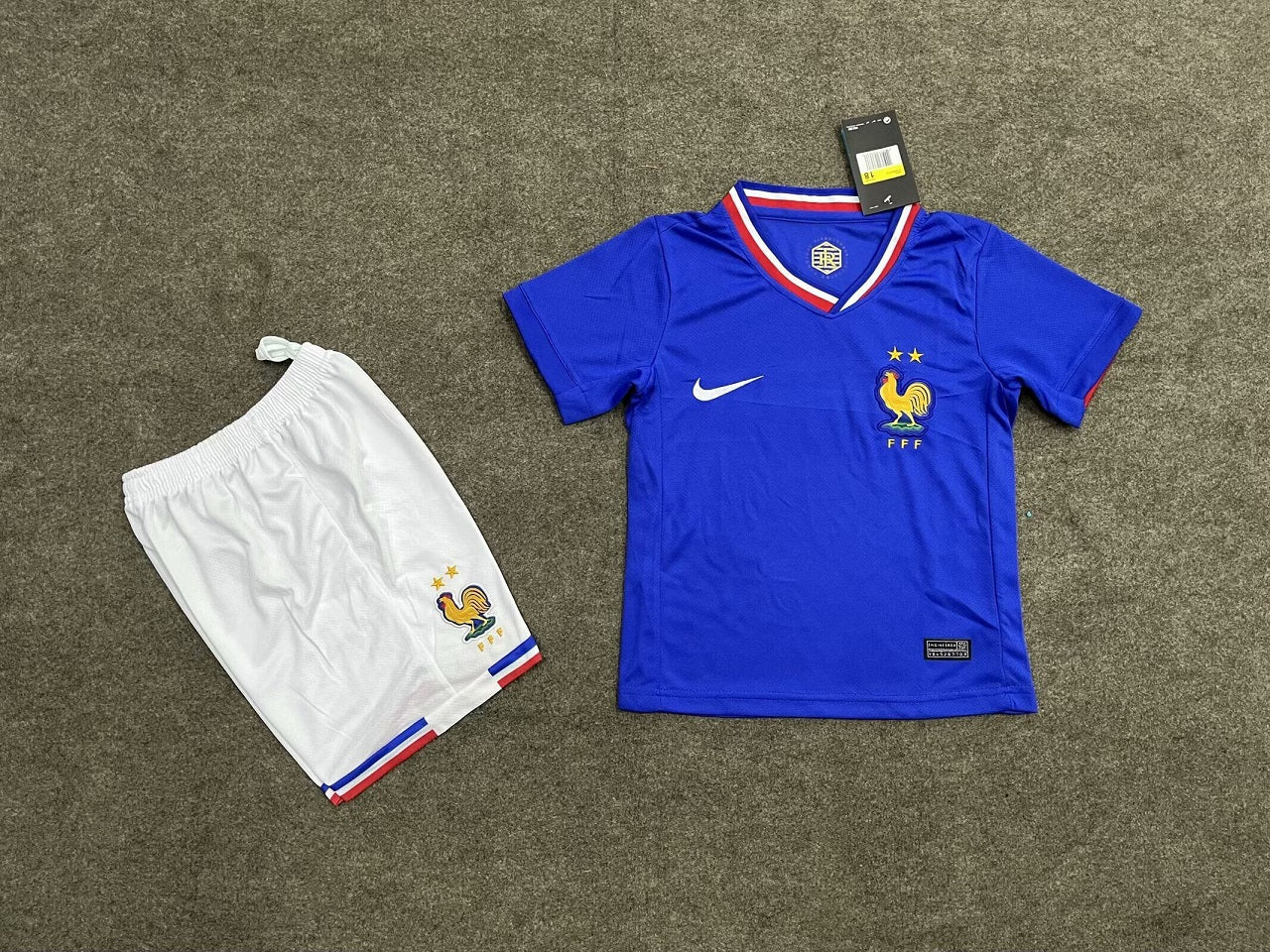 France Home 2024 Kids Kit (includes shorts)