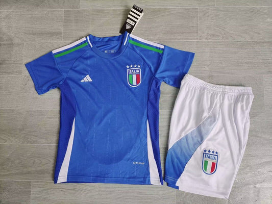 Italy Home 2024 Kids Kit (includes shorts)