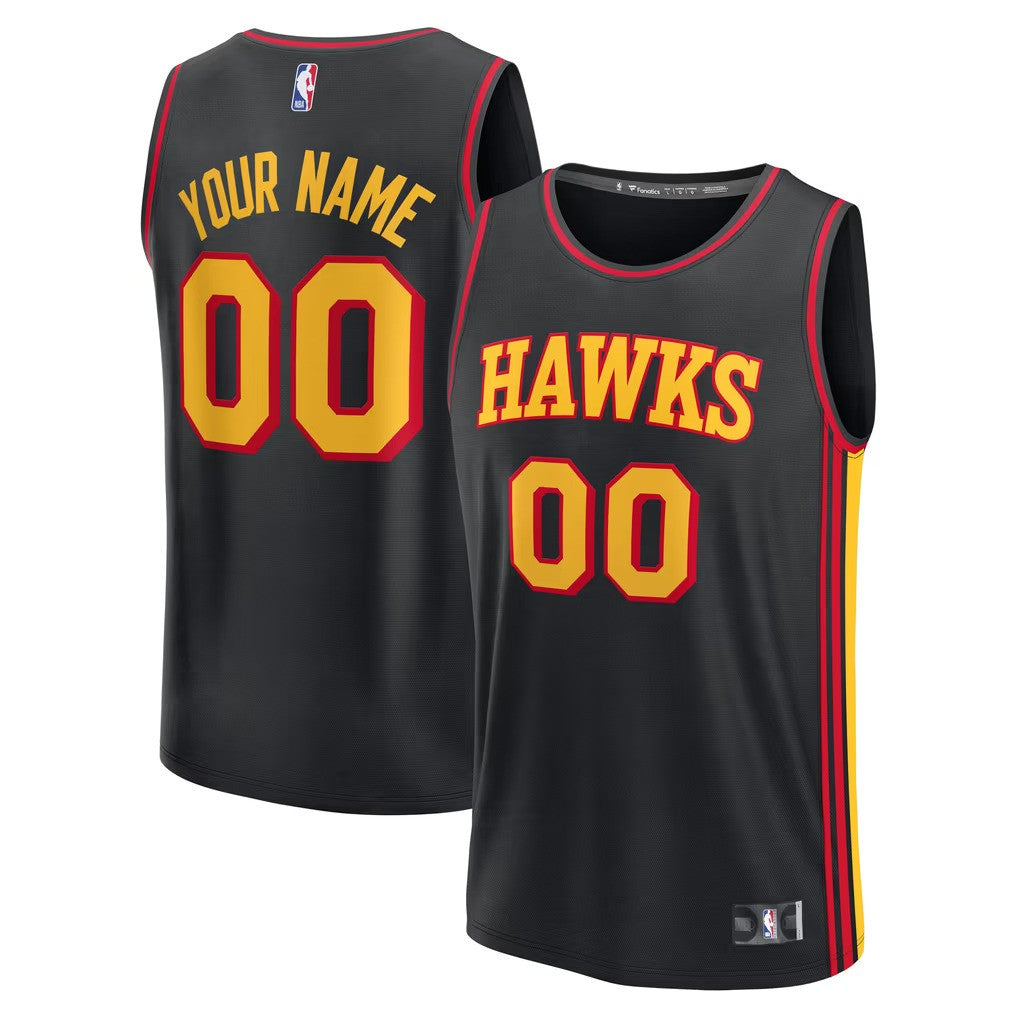 Atlanta Hawks Jersey Black 1