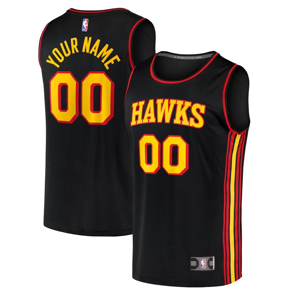 Atlanta Hawks Jersey Black 2