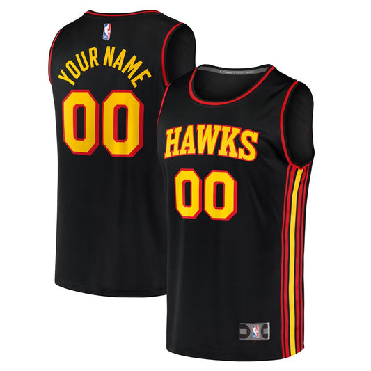 Atlanta Hawks Jersey Black 2