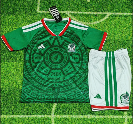 Mexico Home 2026 Kids Kit (Includes Shorts)