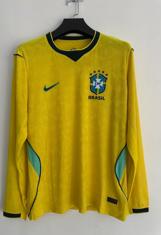 Brazil Home 2026 Long Sleeve Player Issue Kit