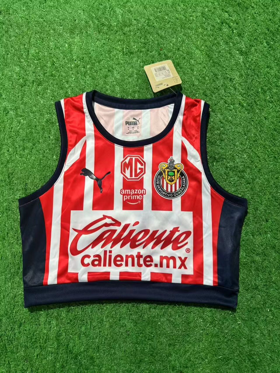 Chivas de Guadalajara Home 25/26 Woman Crop Top Kit