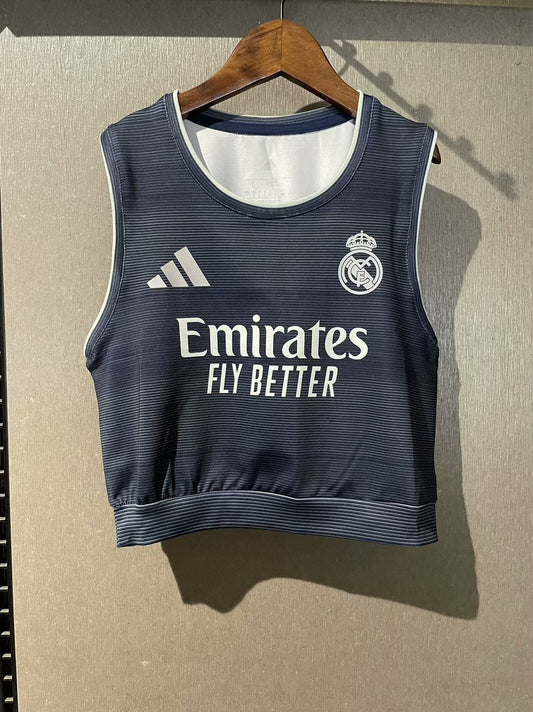 R. Madrid Away 25/26 Woman Crop Top Kit