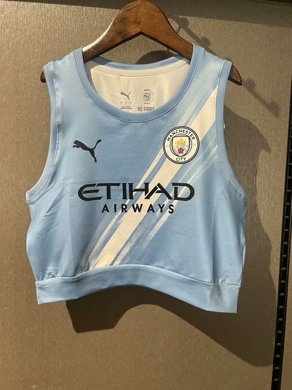 Man. City Home 25/26 Woman Crop Top Kit