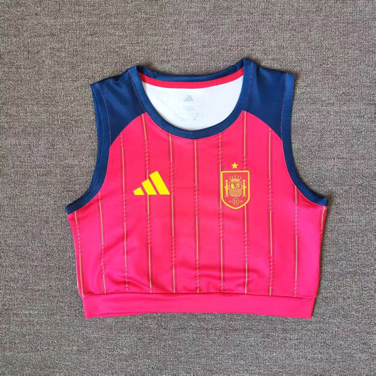 Spain Home 2026 Woman Crop Top Kit