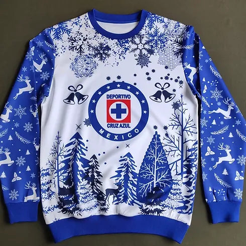 Cruz Azul Christmas Sweater 1