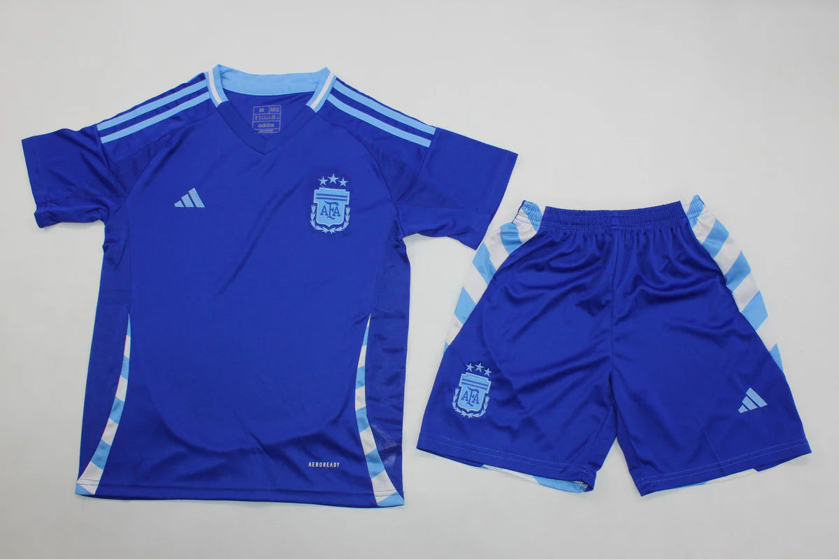 Argentina 2024 Kids Away Jersey (includes shorts)