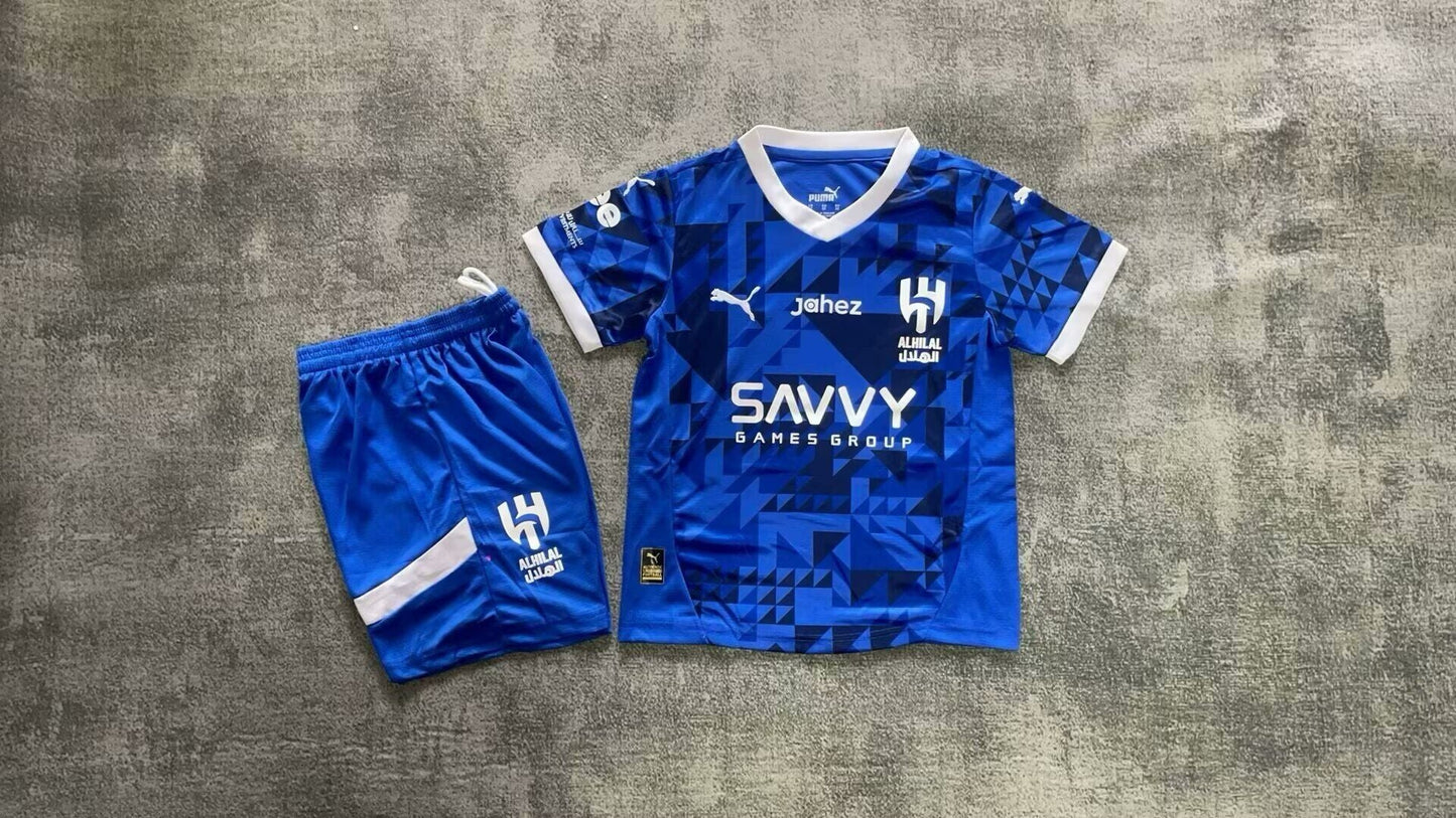 Al-Hilal Away 24/25 Kids Kit (Includes Shorts)