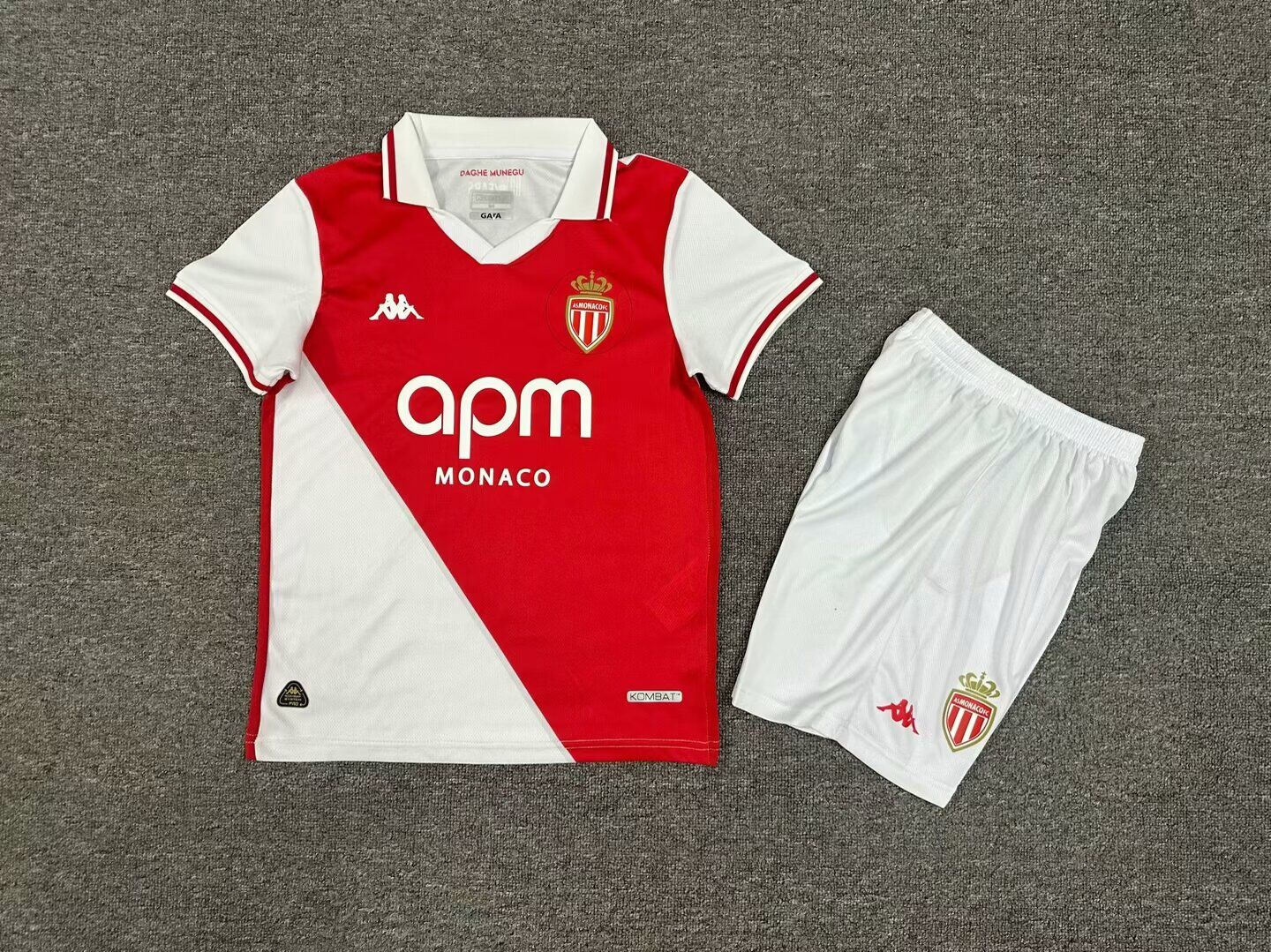 Monaco Home 24/25 Kids Kit (Includes Shorts)