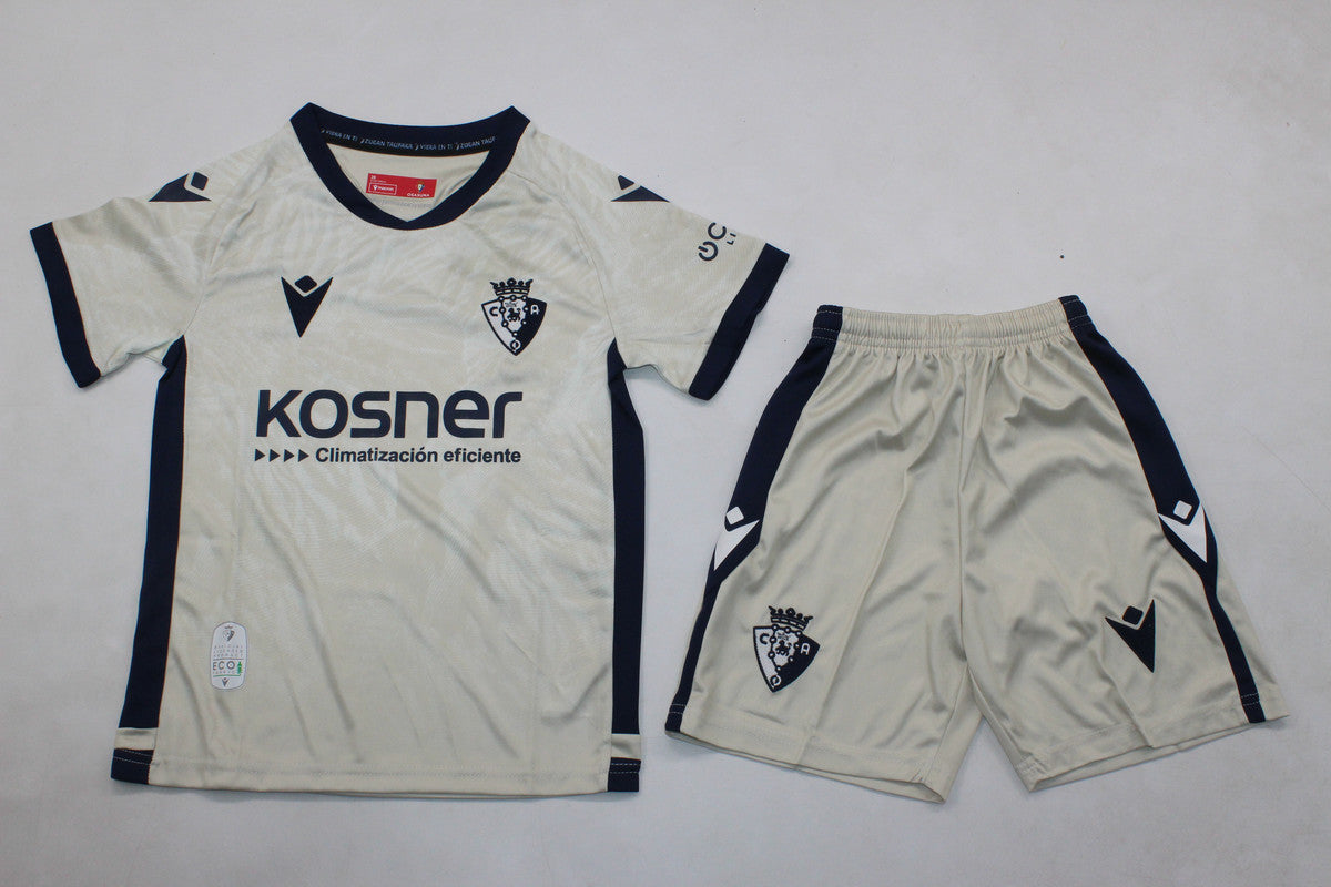 Osasuna Away 24/25 Kids Kit (Includes Shorts)